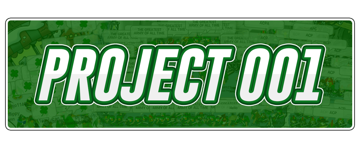 Project 001: An Introduction