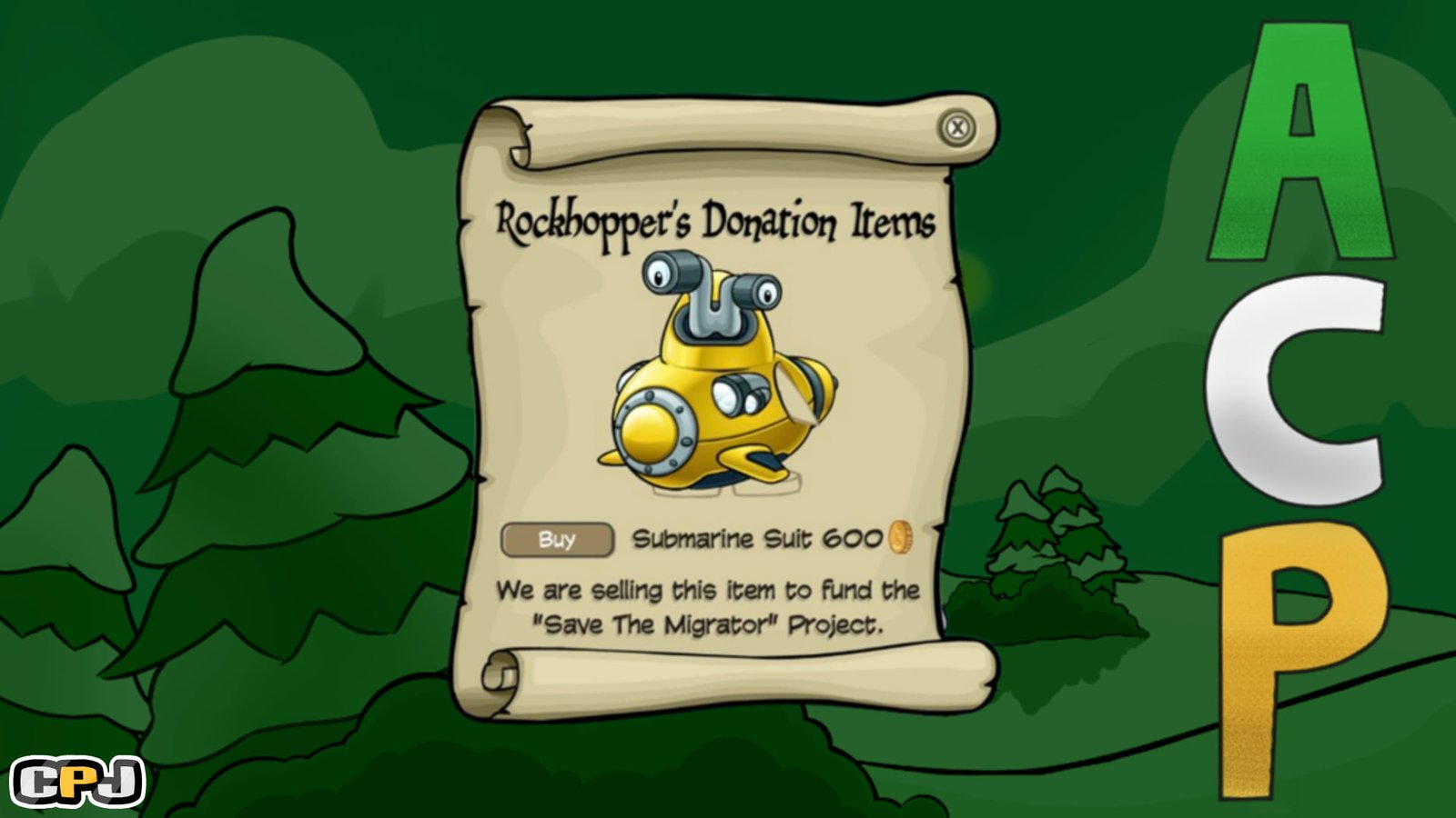 CPJourney Cheats: Rockhopper’s Donation Item Tracker [Week 1]
