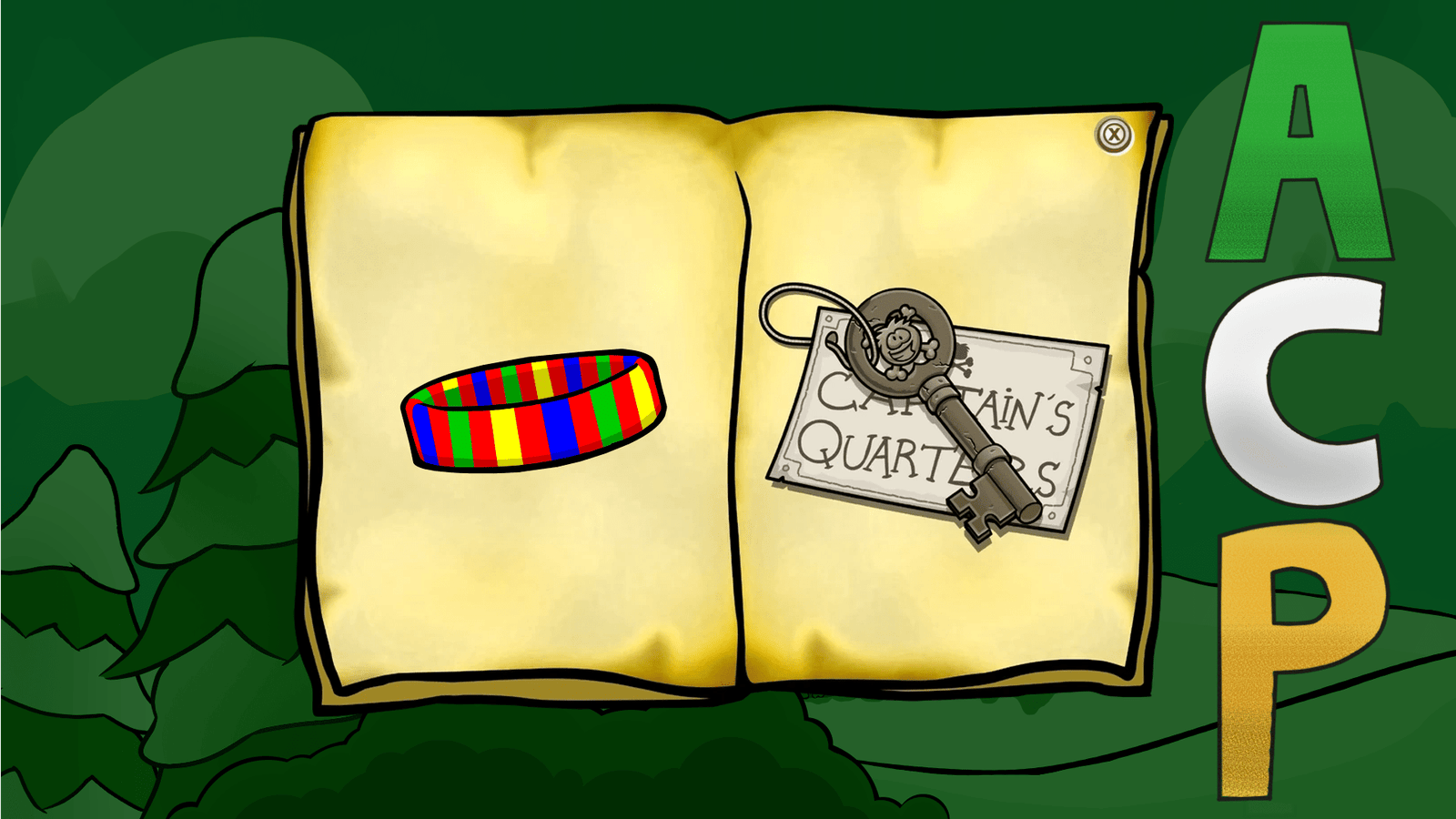 NewCP Secrets: Rockhopper’s Key Pin & Friendship Bracelet