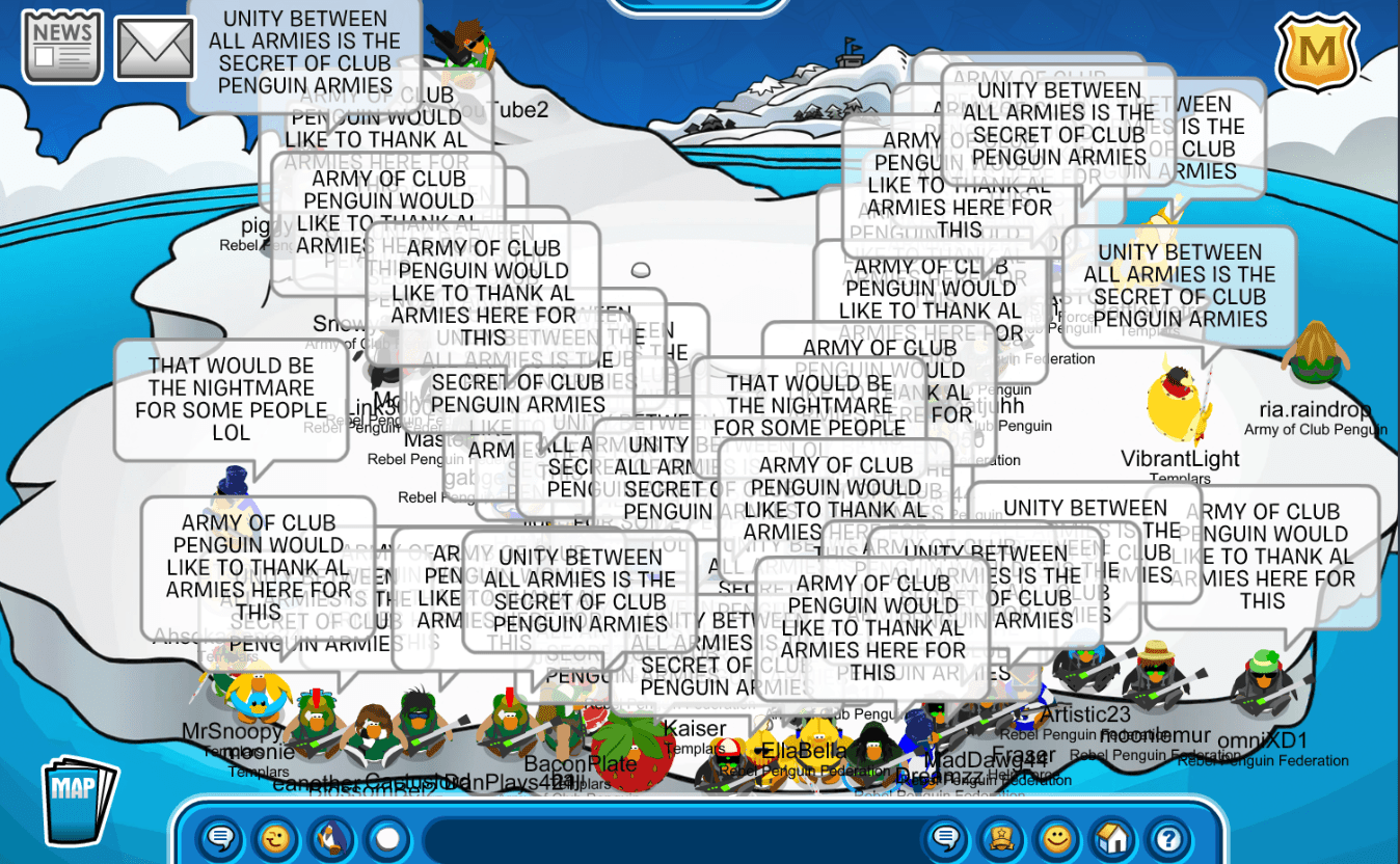 [UK] ARMY OF CLUB PENGUIN VS. ALL ALLIES