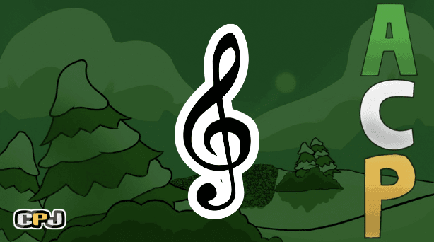 CPJourney Weekly Pin: Treble Clef Pin