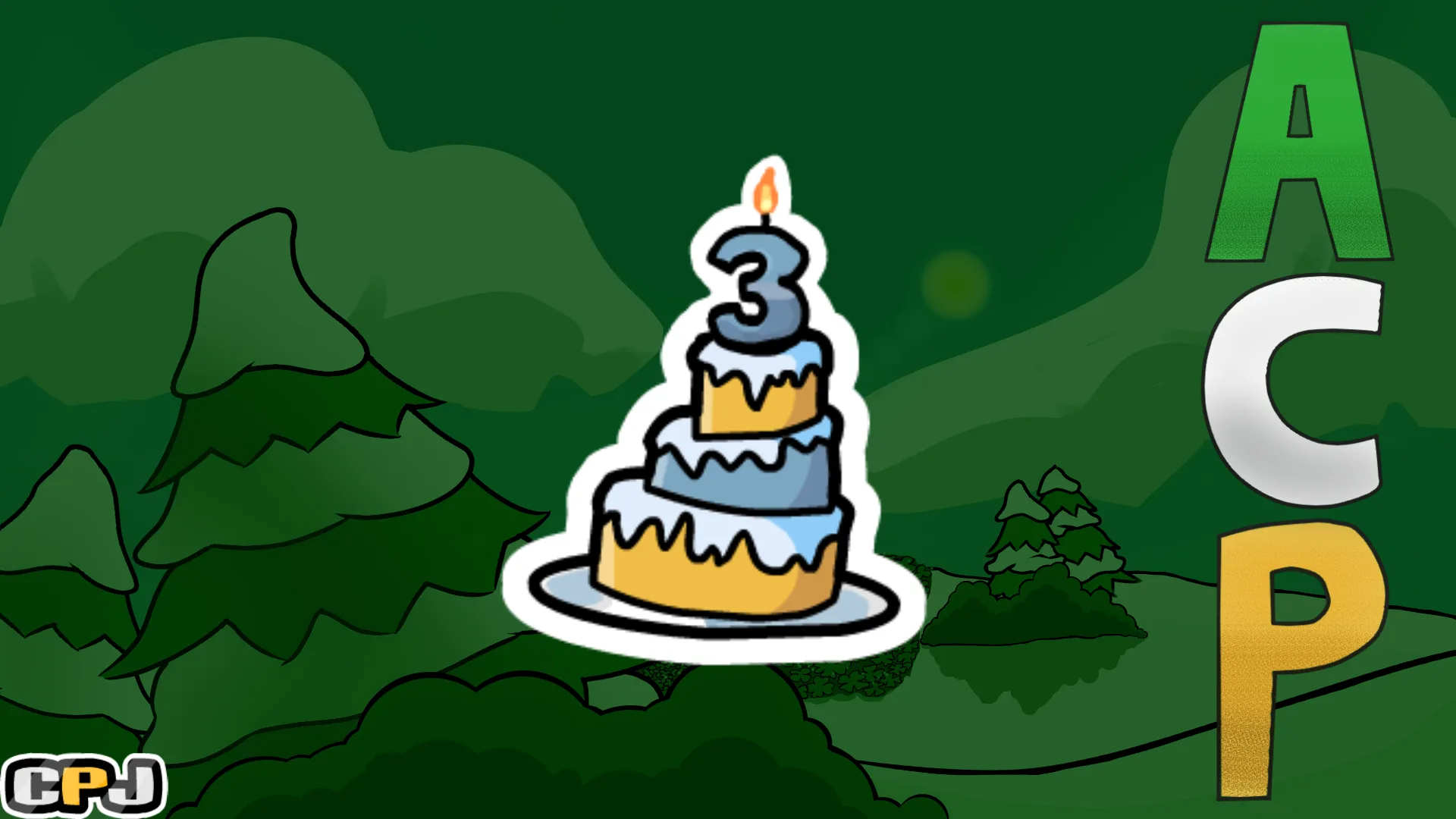 CPJourney Weekly Pin: 3rd Anniversary Cake Pin