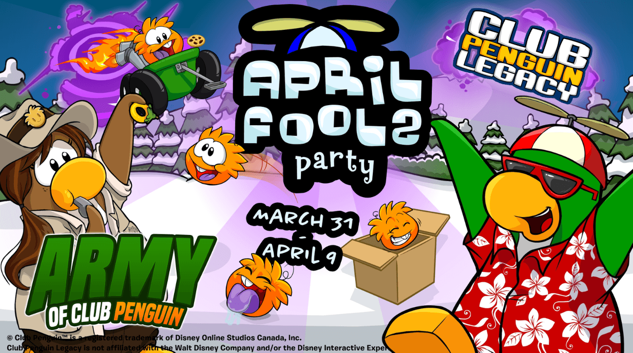 CPLegacy April Fools 2026 Party Guide