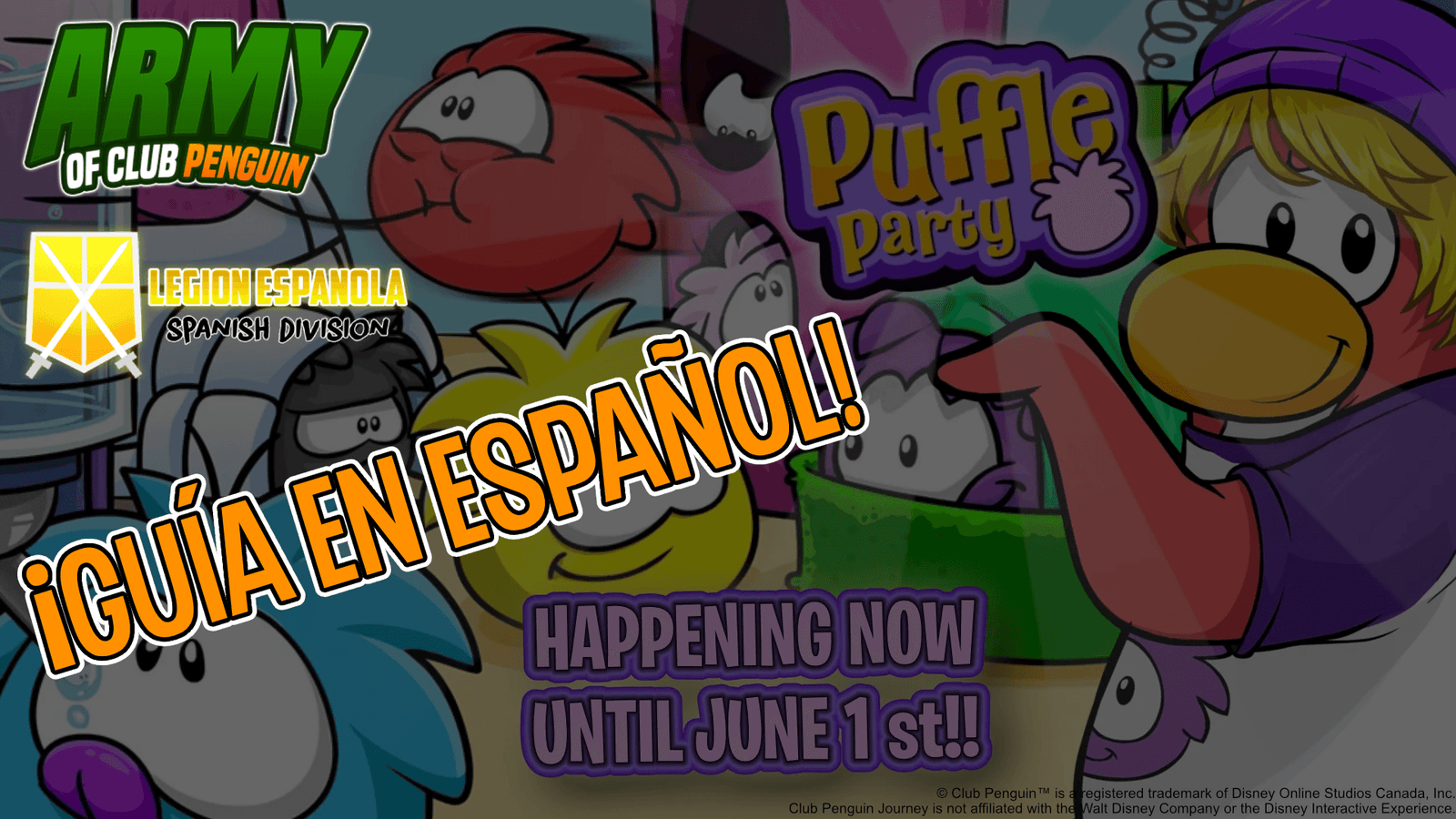 Club Penguin Journey Guía Puffle Party 2026 en ESPAÑOL