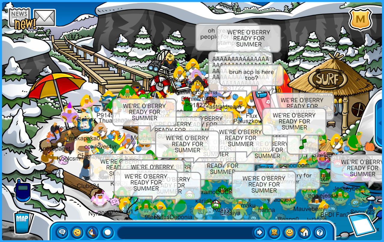 [AUSIA] Summer Pool Party (Raided by Templars of Club Penguin)