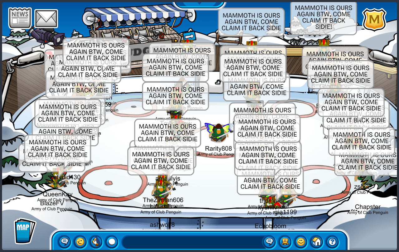 [US] Invasion of Jerusalem & Defense of Mammoth vs. Templars of Club Penguin