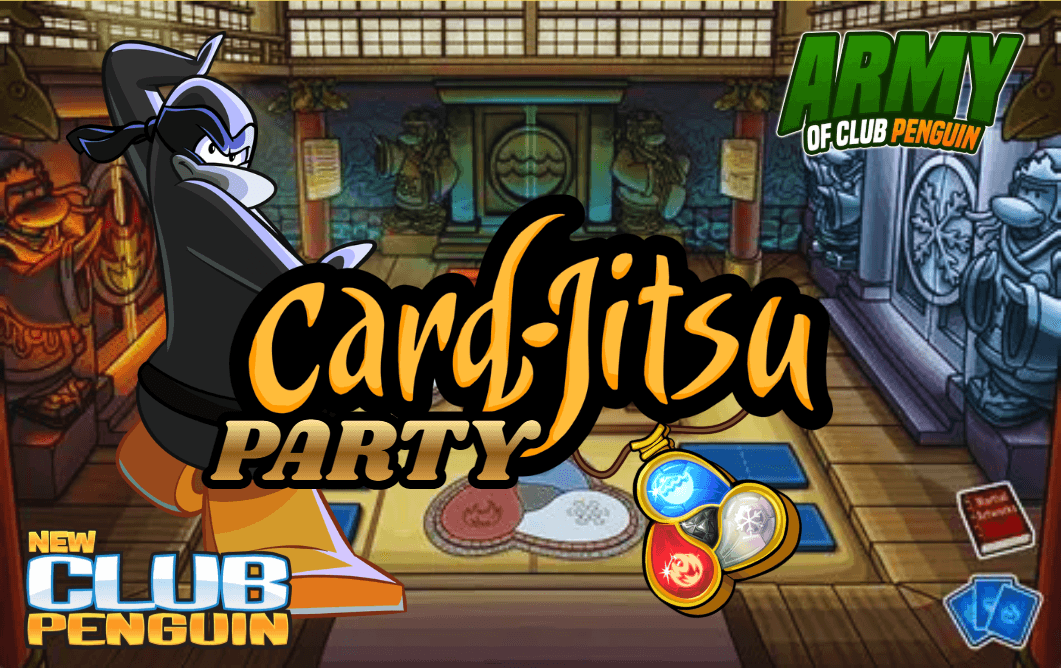 New Club Penguin Card Jistu Party 2026