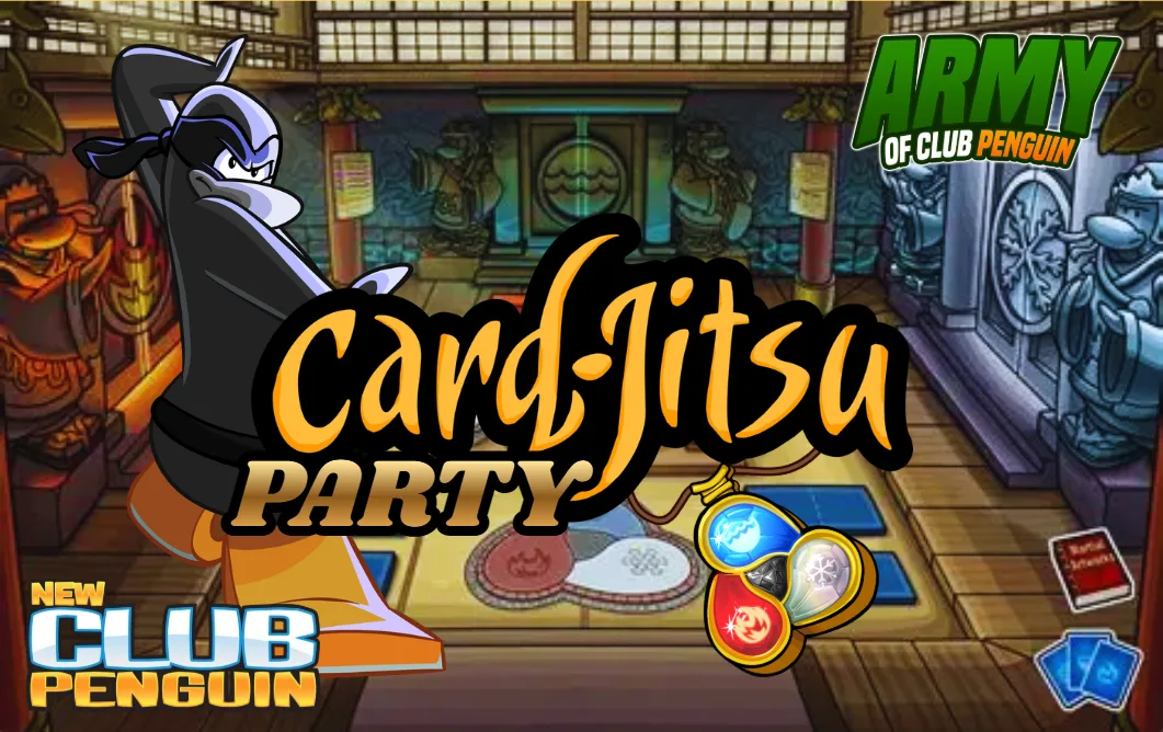New Club Penguin Card Jistu Party 2026
