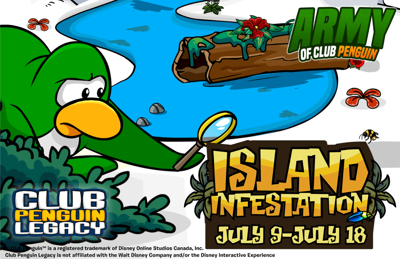 Club Penguin Legacy Island Adventure Party: Island Infestation Guide
